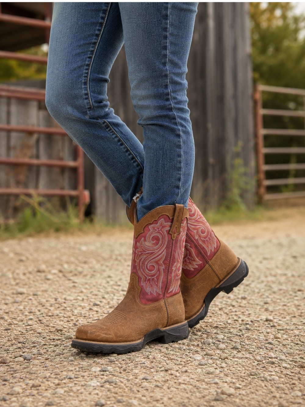 Durango Lady Rebel Waterproof Composite Toe Work Boots Size 9 M DRD0220